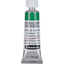 Schmincke : Horadam Aquarell Artist : Tüp Sulu Boya : 15 ml : Seri 4 : 535 Cobalt Green Pure