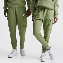 Sportswear Club Fleece Yeşil Erkek Kargo Eşofman Altı