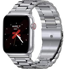 Sneezy Apple Watch 42MM 44MM 45MM Watch Seri 3 4 5 6 7 Se Uyumlu Ironweft Döküm Çelik Metal Kordon