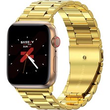 Sneezy Apple Watch 42MM 44MM 45MM Watch Seri 3 4 5 6 7 Se Uyumlu Ironweft Döküm Çelik Metal Kordon