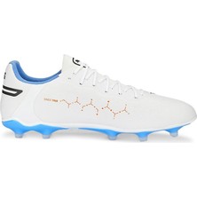 Puma King Pro Fg Beyaz Erkek Krampon 10709901 P-17