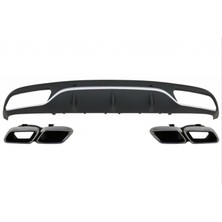 Mercedes w205 amg c63 difüzör ve egzoz seti