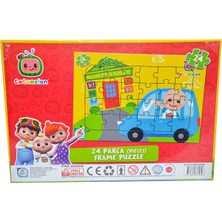 CO7796 Cocomelon 24 Parça Frame Seyahat Puzzle - Utku Oyuncak