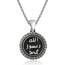 Stil Love Gümüş Mühr-Ü Şerif Kolye