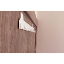 Risingmaber Metal Beyaz Amerikan Kapı Arkası Askılık Organizer Askılık ve Banyo Kapı Arkası Askılık