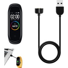 Newpole Xiaomi Mi Band 5/6 Serisi Için Watch Şarj Aleti Leaf Şarj Kablosu Taşınabilir Watch Şarj Aleti Mi Band 5 ve Mi Band 6 Şarj Aleti