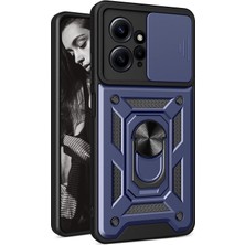 Pilanix Xiaomi Redmi Note 12 4g Kılıf Ultra Korumalı Yüzüklü Manyetik Sürgülü Vega Kapak