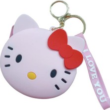 Dzc Kuzenler Avm Çocuk Hello City Anahtarlıklı,Fermuarlı,Silikon Para Cüzdanı