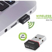 Varta Concord W-1 300MBPS Mini USB Wifi Kablosuz Alıcı Adaptör Wlan