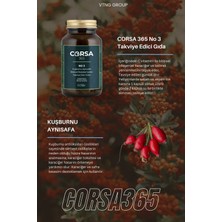 Corsa 365 No 3 Kuşburnu, Aynısafa ve Bitkisel Ekstreler Vitamin Içeren Takviye Edici Gıda