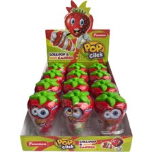 Fenomen Pop Çilek Şeker - Lollipop & Mini Candies (12'li)