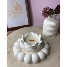 Yeyu Candles Bubble Dekoratif Tabak & Lotus Mum
