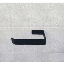 Risingmaber Metal Mat Siyah Yapışkanlı Tuvalet Kağıtlık Yapışkanlı Wc Kağıtlık Tuvalet Kağıdı Askısı 3m Yapışkanlı Tasarım