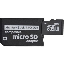 Pop Konsol Sony Hafıza Kartı Adaptör Memory Stick Pro Duo Adaptör Mikro Sd Kart Çevirici Ms Adaptör