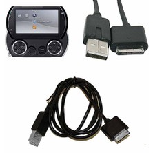Pop Konsol SONY PSP GO Şarj ve Data Kablosu PSP Kablo PSP GO USB Kablosu Data Aktarım PSP GO USB Kablo KALİTELİ