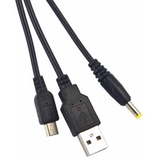 SONY PSP Kablo PSP Şarj ve Data Kablosu PSP 1000 2000 3000 E1004 Uyumlu PSP USB Kablo