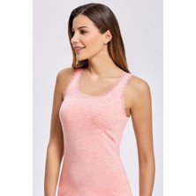 Ilke Kadın Melanjlı Kalın Askılı Atlet 2347 - 6 Adet