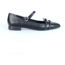 Moda Ayakkabı23 Moda Ayakkabı 254 Kadın Günlük Babet Ayakkabı - MDS00816-SIYAH-38