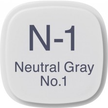 Copic Marker Kalemi N-1 Neutral Gray No.1