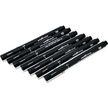 Uni -Pin Teknik Çizim Kalemi Seti - (01.03.04.05.06.07.08 Uçlar)