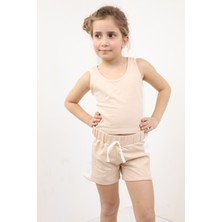 Toontoy Kids Toontoy Kız Çocuk Nakışlı Şortlu Takım