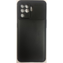 İksir Oppo Reno 5 Lite Karbon Görünüm Dayanıklı Lüx Silikon Kılıf
