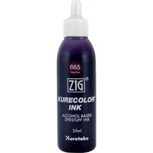 Zig Kurecolor Refill Ink Mürekkep 25ML 665 Deep Pink