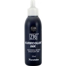 Zig Kurecolor Refill Ink Mürekkep 25ML C09 Cool Gray 9