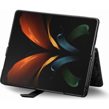 Cool-M Samsung Galaxy Z Fold2 5g Mandala Desen Kabartmalı Pu Deri Deri Cüzdan Folio Kılıf Stand Şok Geçirmez Koruma Kapağı Kayışlı (Yurt Dışından)