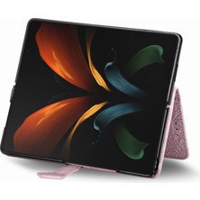 Cool-M Samsung Galaxy Z Fold2 5g Mandala Desen Kabartmalı Pu Deri Deri Cüzdan Folio Kılıf Stand Şok Geçirmez Koruma Kapağı Kayışlı (Yurt Dışından)