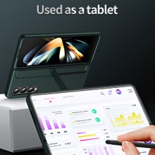 Cool-M Samsung Galaxy Z Fold4 5g Ince Telefon Kılıfı Şok Geçirmez Kalem Tutucusu ile Pc Kickstand Case'e Sahipti (Yurt Dışından)