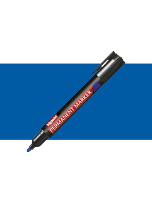 Bigpoint Permanent Marker Kalem Yuvarlak Uç Mavi