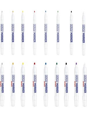 Bigpoint Paint Marker Kalem (2-4.9mm-1-2 Mm) Tüm Renkler 17'li Set