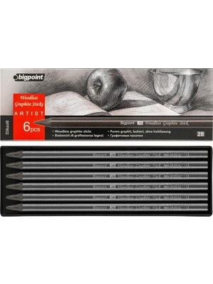 Bigpoint Grafit Kurşun Kalem 2b (7.1mm x 153MM) 6'lı Set