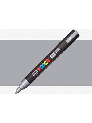 Uni Posca Marker Pc-5m (1.8-2.5mm) Gümüş