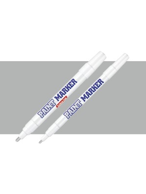 Bigpoint Paint Marker Kalem 2'li Set Gümüş