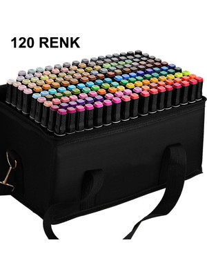 Dodocool 120’LI Çift Uçlu Touch Marker Art Tasarım Kalem Seti Ithal Ürün