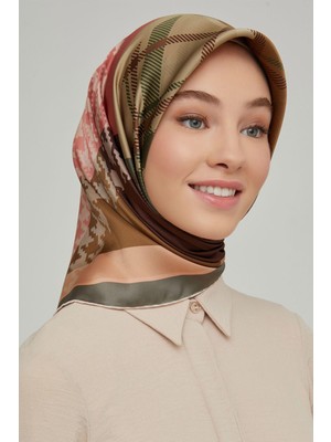 Armine Nostalji Serisi Sura Ipek Eşarp 8620DS-11