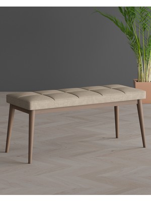 Gadahome Kapıönü Puf & Bench (Ceviz Ayak)