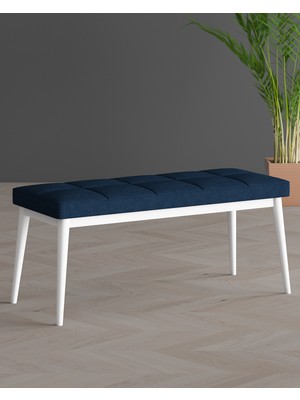 Gadahome Kapıönü Puf & Bench (Beyaz Ayak)