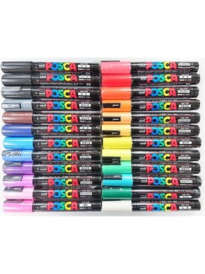 Uni Posca Posca Uni 1m ve 1mr 24'lü Set