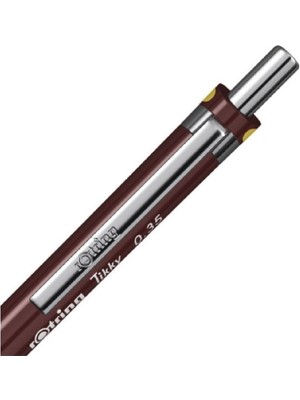 Rotring Tikky Uçlu Mekanik Versatil Kalem 0.3mm Bordo