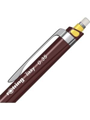 Rotring Tikky Uçlu Mekanik Versatil Kalem 0.3mm Bordo