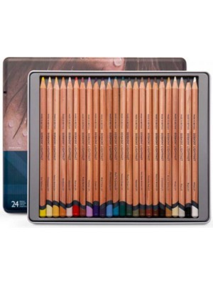 Derwent Lightfast Kuruboya Kalem Seti 24'lü Teneke Kutu