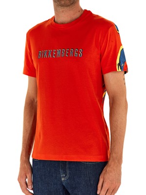 Bikkembergs Turuncu Erkek T-Shirt C 4 101 3h