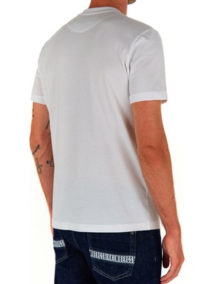 Bikkembergs Beyaz Erkek T-Shirt C 4 101 3g