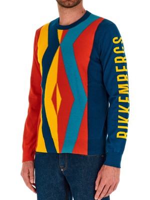 Bikkembergs Mavi Erkek Kazak C S 51G 10