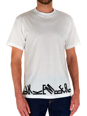 Bikkembergs Beyaz Erkek T-Shirt C 4 114 23