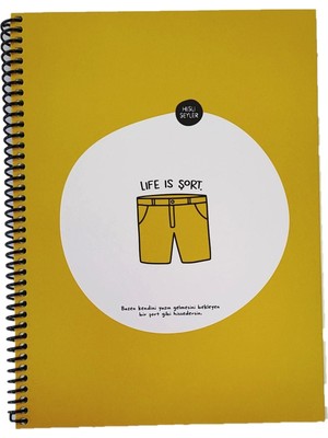 Keskin Color Hisli Şeyler Defter 18,5*25 80 Yp. Spiralli Kareli Karton Kapak Hafif Kağıt Stickerli