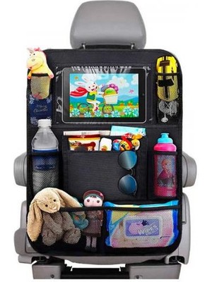 Coofbe Oxford Kumaş 8 Bölmeli Araç Koltuk Arkası Organizer Araç Telefon Tablet Eşya Tutucu Düzenleyici